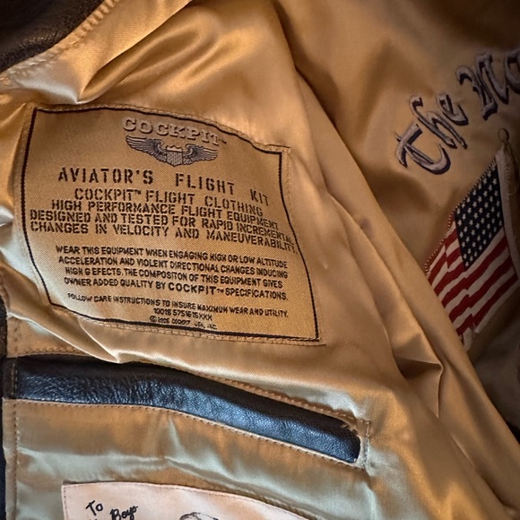 Leather Jacket Men’s Medium - Picture 4 of 6